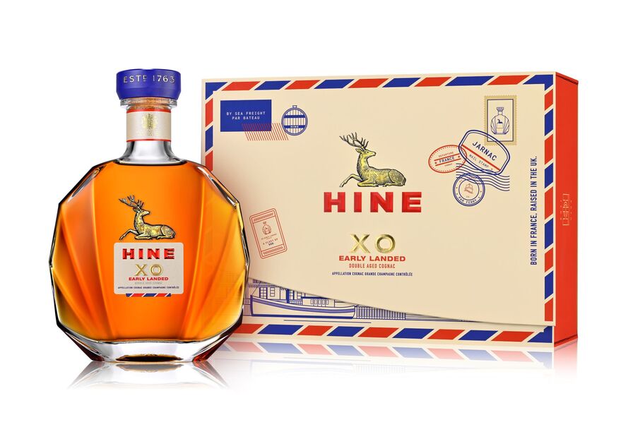 British airmail inspires packaging of Hine's XO Early Landed cognac